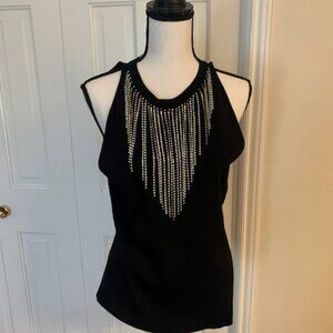NWT INC Company Embellished XL Black Tank Top
